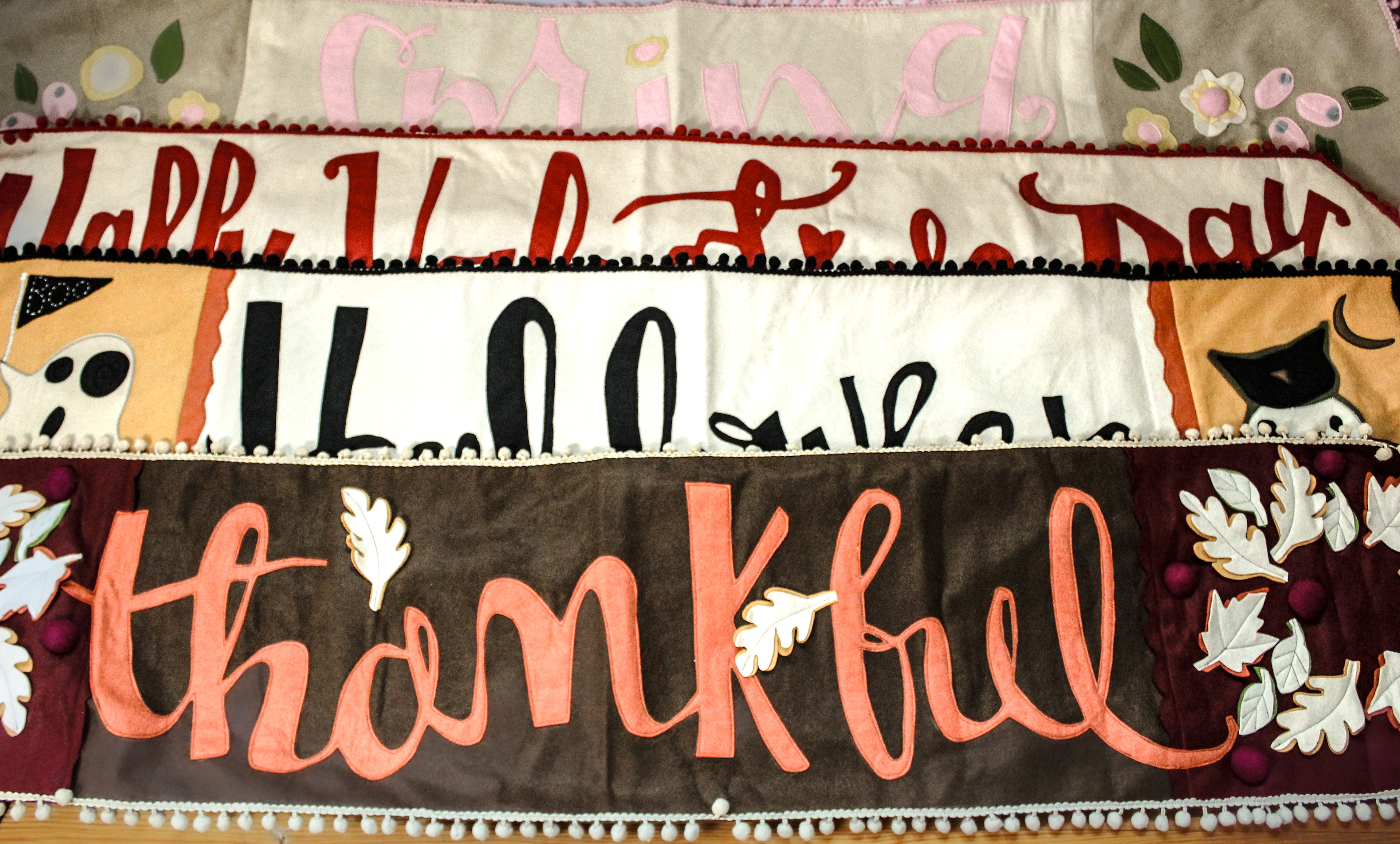Felt Table Runner by Jeni Gochnour